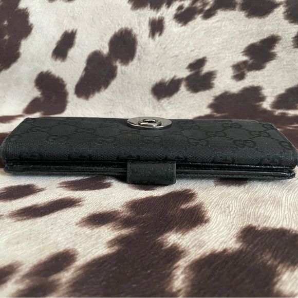 Gucci Black Canvas Bifold wallet - Picture 4 of 11